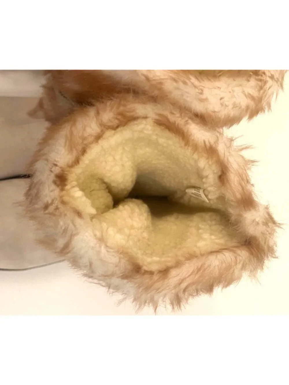 NWT Airwalk Big Kids 4 Leather Suede Shearling Fur Vegan Winter Boots Bootie